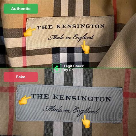 burberry sandringham real vs fake|burberry coat counterfeit.